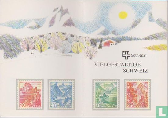 PTT-Souvenir "Vielgestaltige Schweiz" - Image 1