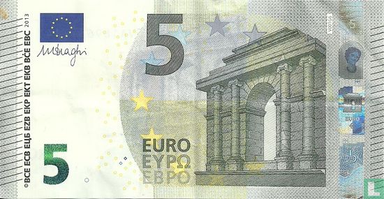 Zone Euro 5 Euro V - Image 1