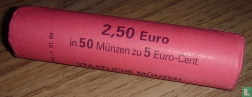 Allemagne 5 cent 2002 (F - rouleau) - Image 1