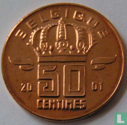 België 50 centimes 2001 (FRA) - Afbeelding 1