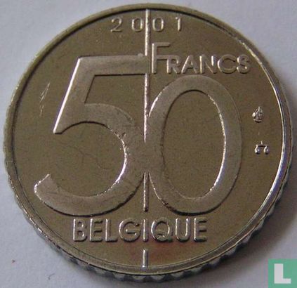 Belgium 50 francs 2001 (FRA) - Image 1