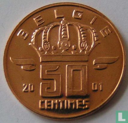 België 50 centimes 2001 (NLD) - Afbeelding 1
