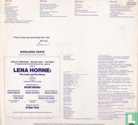Live on Broadway: Lena Horne - The Lady and Her Music  - Afbeelding 2