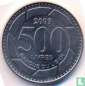 Libanon 500 Livre 2003 - Bild 1