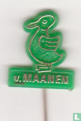 v. Maanen (duck) [gold on green]