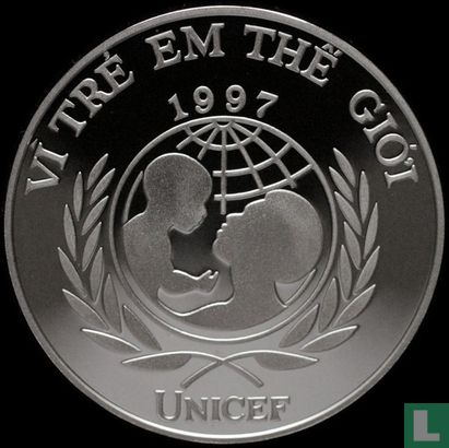 Vietnam 100 Dong 1997 (PP) "50th anniversary of UNICEF" - Bild 1