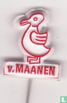 v. Maanen (canard) [rouge sur blanc]