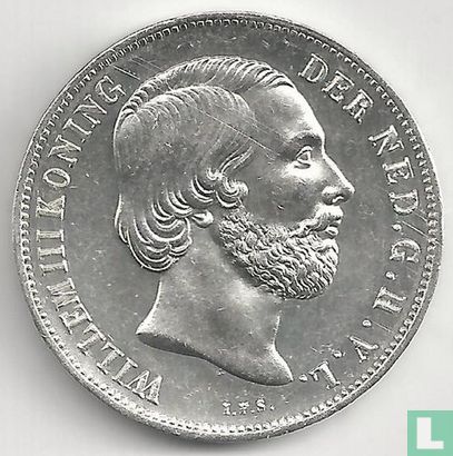 Niederlande 1 Gulden 1854 - Bild 2