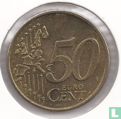 Nederland 50 cent 2002 - Afbeelding 2
