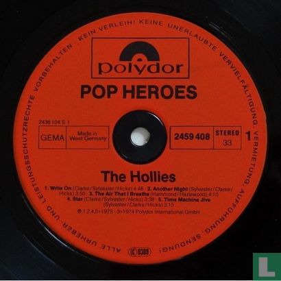 Pop Heroes The Hollies - Afbeelding 3