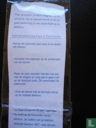 Pepsi X Flash Aufkleber - Bild 2