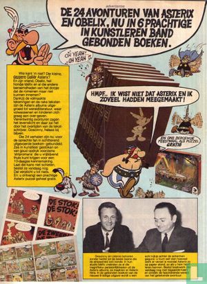 De 24 avonturen van Asterix en Obelix in kunstleren band gebonden boeken