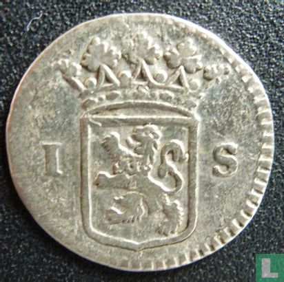 Holland 1 stuiver 1724 (zilver) - Afbeelding 2
