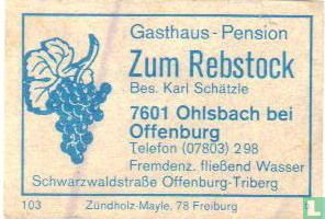 Gasthaus-Pension Zum Rebstock - Karl Schätzle