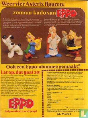 Weer vier Asterix figuren: zomaar kado van Eppo