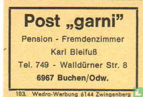 Post "garni" - Karl Bleifuss