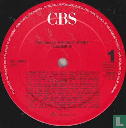 The Billie Holiday Story Volume III  - Afbeelding 3