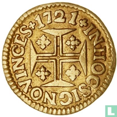 Portugal 400 réis 1721 - Afbeelding 1