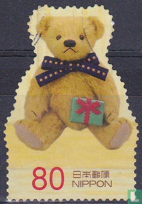 Salutation de timbres-ours