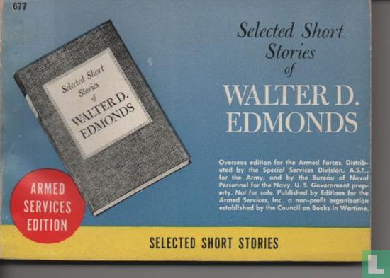 Selected short stories of Walter D.Edmonds  - Afbeelding 1