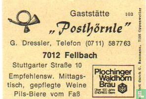 Gaststätte "Posthornle" - G.Dressler