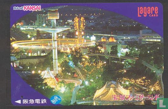 Tokyo bij nacht (Hankyu Railways) Lagare Card
