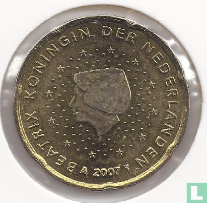 Netherlands 20 cent 2007 - Image 1