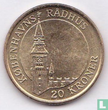 Denemarken 20 kroner 2007 "Kobenhavens Radhus" - Afbeelding 2