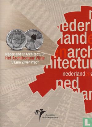Nederland 5 euro 2008 (PROOF) "Architecture in the Netherlands" - Afbeelding 3