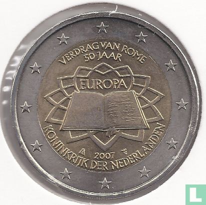 Nederland 2 euro 2007 "50th anniversary of the Treaty of Rome" - Afbeelding 1