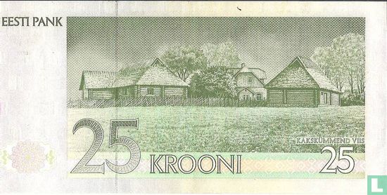 Estonie krooni 25 1992 - Image 2