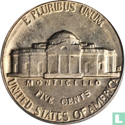 États-Unis 5 cents 1954 (S) - Image 2