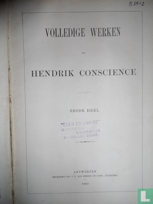 Volledige werken van Hendrik Conscience - deel 6 - Image 3
