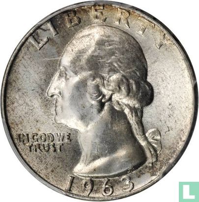 Vereinigte Staaten ¼ Dollar 1963 (D) - Bild 1