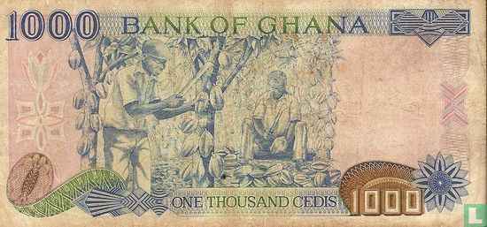 Ghana 1,000 Cedis 1991 - Image 2