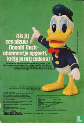Als jij een nieuw Donald Duck abonneetje opgeeft, krijg je mij cadeau!