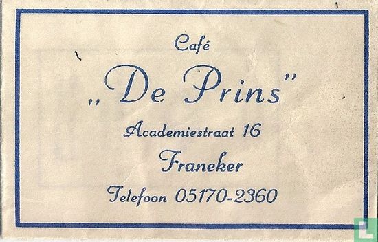 Café "De Prins" - Afbeelding 1