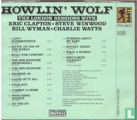 The London Sessions with Howlin' Wolf - Bild 2