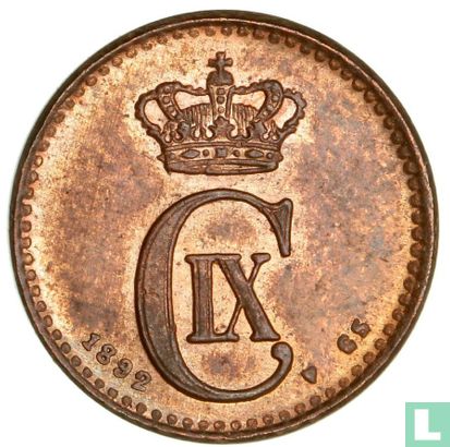 Denmark 1 øre 1892 - Image 1