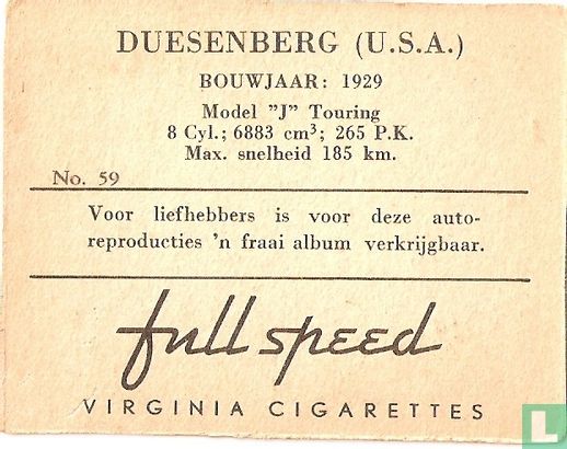 Duesenberg (U.S.A.) - Afbeelding 2
