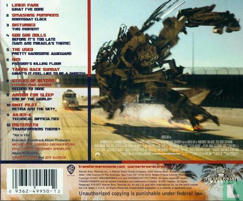 Transformers (The album) - Bild 2
