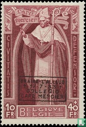 Kardinaal Mercier, met opdruk