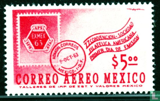 Postzegel gezelschap