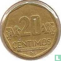 Peru 20 Céntimo 2001 - Bild 2
