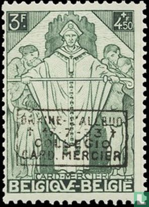 Cardinal Mercier, with overprint