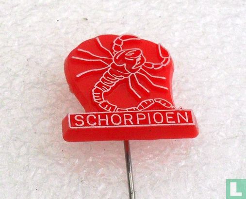 Schorpioen [white on red]
