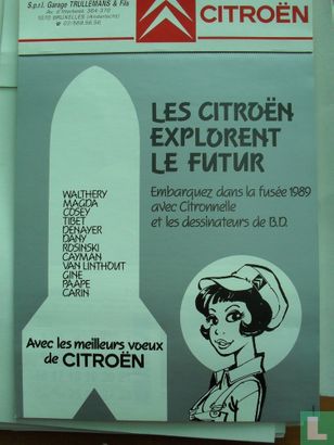 Citroën kalender 1989 - Image 1