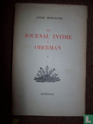 Le Journal Intime d' Oberman - Afbeelding 1