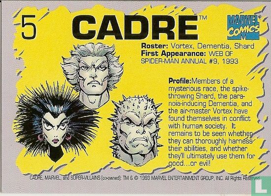 Cadre 5 (1993) - Marvel Annuals 1993 - LastDodo