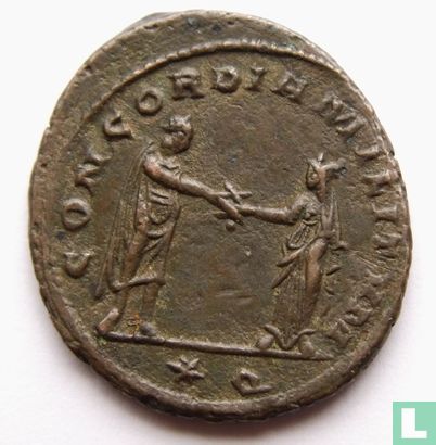 Gallienus AE Antoninianus, gezamenlijk regeren met Valeriaan 253-260 n.Chr. - Afbeelding 2